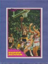 1981 Topps Magic Johnson #W109 card