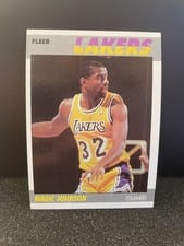 1987 Fleer Magic Johnson #56 card
