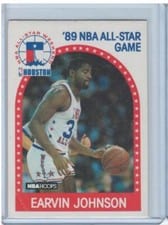 1989 Hoops All-Star Panels Magic Johnson #166 card