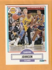 1990 Fleer Magic Johnson #93 card