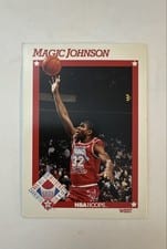 1991-92 Hoops Base Set Magic Johnson #266 card
