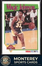1991 Hoops Magic Johnson #321 card