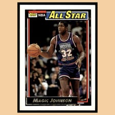 1992 Topps Gold Magic Johnson #126 card