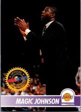 1994-95 Hoops Base Set Magic Johnson #296 card