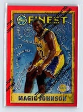 Magic Johnson 1995 Finest #252 Refractor