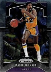2019-20 Panini Prizm Base Set Magic Johnson #25 card