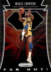 2019-20 Panini Prizm Far Out! Magic Johnson #8 card