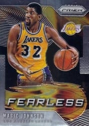 2019-20 Panini Prizm Fearless Magic Johnson #11 card
