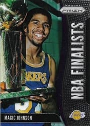 2019-20 Panini Prizm NBA Finalists Magic Johnson #7 card