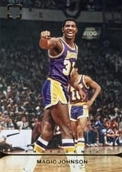 2021-22 Panini Photogenic Base Set Magic Johnson #90 card