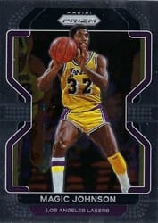 2021-22 Panini Prizm Base Set Magic Johnson #248 card