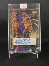 2022-23 Panini Spectra Illustrious Legends Signatures Magic Johnson #ILS-MGJ card