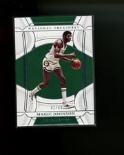 2022 Panini National Treasures Collegiate Magic Johnson #14 card