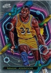 2023-24 Topps Chrome Cosmic Base Set Magic Johnson #57 card