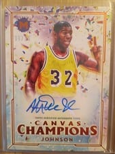 2023-24 Topps Motif Canvas Champions Autographs Magic Johnson #CCA-MJ