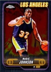 2024-25 Topps Chrome Base Set Magic Johnson #59 card