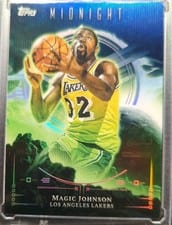 2025-26 Topps Midnight Night Vision Magic Johnson #NV-25 card