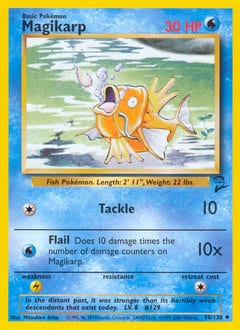 2000 Base Set 2 Magikarp #50 card