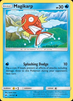 2017 Burning Shadows Magikarp #32 card