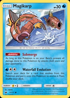 2017 Crimson Invasion Magikarp #17 card