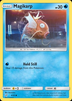 2019 Detective Pikachu Magikarp #8 card