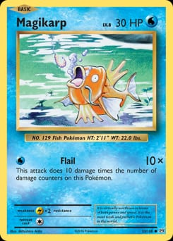 2016 Evolutions Magikarp #33 card