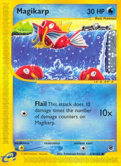 2002 Expedition Base Set Magikarp #118 card