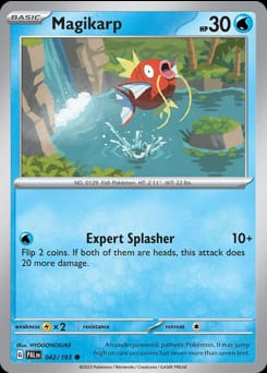 2023 Paldea Evolved Magikarp #42 card