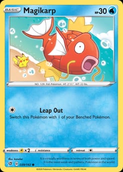 2020 Rebel Clash Magikarp #39 card
