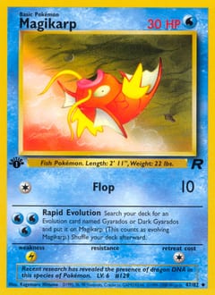2000 Team Rocket Magikarp #47 card