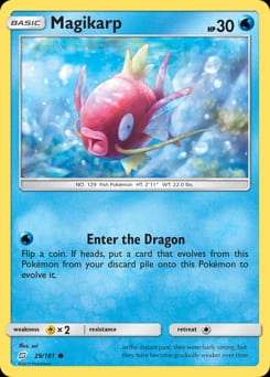 2019 Team Up Magikarp #29 card