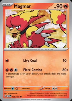 2023 151 Magmar #126 card