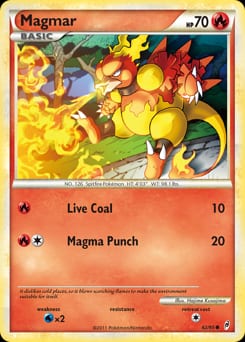 2011 Call of Legends Magmar #62 card