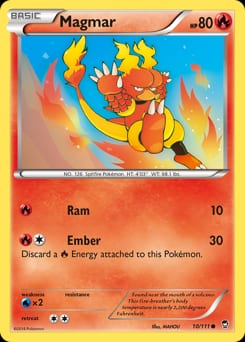 Furious Fists Magmar #10 card