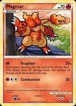 2010 HS—Triumphant Magmar #42 card