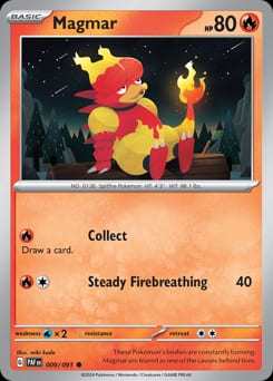Paldean Fates Magmar #9 card