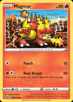2020 Rebel Clash Magmar #29 card