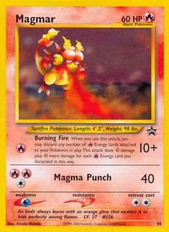 Wizards Black Star Promos Magmar #44 card