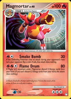 Mysterious Treasures Magmortar #12 card