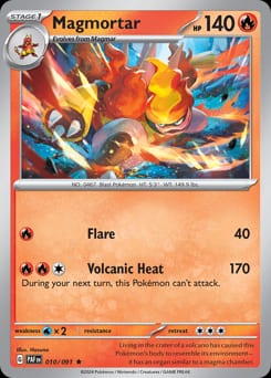 Paldean Fates Magmortar #10 card