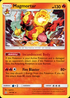 Ultra Prism Magmortar #19 card