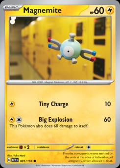 2023 151 Magnemite #81 card