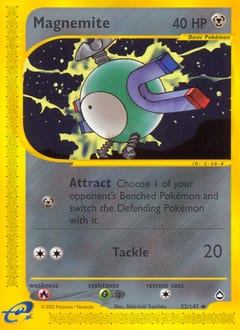 2003 Aquapolis Magnemite #52