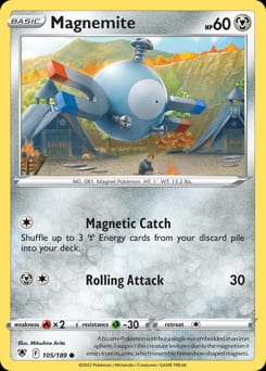2022 Astral Radiance Magnemite #105 card