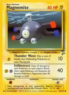 2000 Base Set 2 Magnemite #79 card
