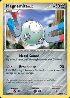 2007 Diamond & Pearl Magnemite #87 card