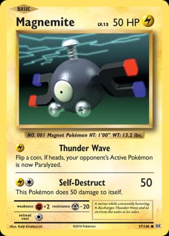 2016 Evolutions Magnemite #37 card