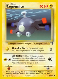 2002 Legendary Collection Magnemite #80 card