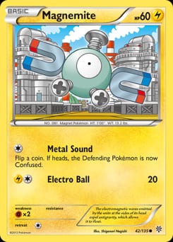 2013 Plasma Storm Magnemite #42 card