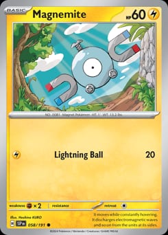 2024 Surging Sparks Magnemite #58 card
